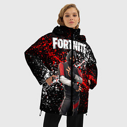 Куртка зимняя женская Fortnite Ikonik, цвет: 3D-красный — фото 2