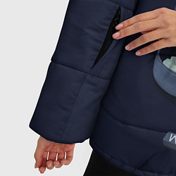 Куртка зимняя женская Чёрное зеркало, цвет: 3D-черный — фото 2