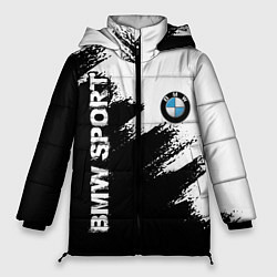Куртка зимняя женская BMW, цвет: 3D-черный