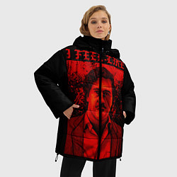 Куртка зимняя женская I feel Like Escobar, цвет: 3D-черный — фото 2