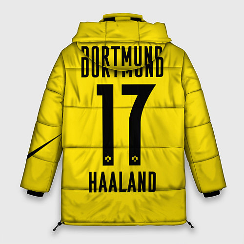 Женская зимняя куртка HAALAND Borussia Dortmund / 3D-Светло-серый – фото 2