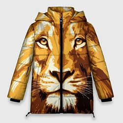 Женская зимняя куртка Взгляд льва