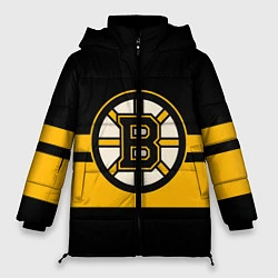 Куртка зимняя женская BOSTON BRUINS NHL, цвет: 3D-светло-серый