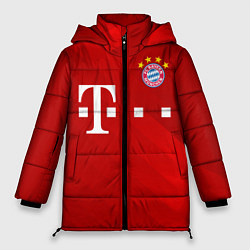 Куртка зимняя женская FC Bayern Munchen, цвет: 3D-светло-серый