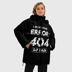 Куртка зимняя женская ERROR 404, цвет: 3D-черный — фото 2