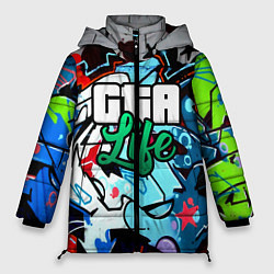 Куртка зимняя женская GTA LIFE, цвет: 3D-черный