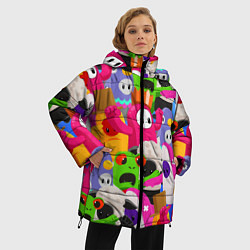 Куртка зимняя женская Fall Guys, цвет: 3D-черный — фото 2