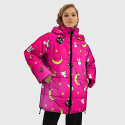 Куртка зимняя женская СЭЙЛОР МУН, цвет: 3D-черный — фото 2