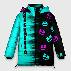 Куртка зимняя женская Marshmello, цвет: 3D-черный