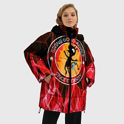 Куртка зимняя женская FIRE, цвет: 3D-черный — фото 2