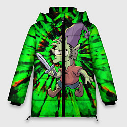 Куртка зимняя женская ЭЛФО, цвет: 3D-черный