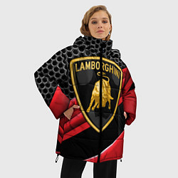 Куртка зимняя женская Lamborghini, цвет: 3D-черный — фото 2