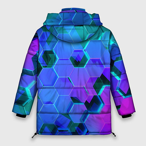 Женская зимняя куртка Geometry / 3D-Светло-серый – фото 2