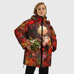 Куртка зимняя женская Бакуго Кацуки, цвет: 3D-светло-серый — фото 2