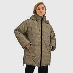 Куртка зимняя женская Будь Добрее, цвет: 3D-черный — фото 2