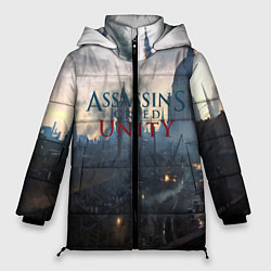 Куртка зимняя женская Assassin’s Creed Unity, цвет: 3D-светло-серый