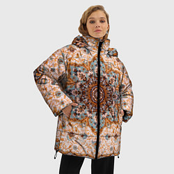 Куртка зимняя женская Старый ковер, цвет: 3D-красный — фото 2