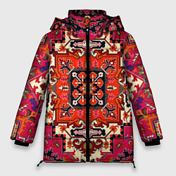 Куртка зимняя женская Бордовый ковер, цвет: 3D-черный