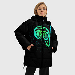 Куртка зимняя женская Aquaholic, цвет: 3D-черный — фото 2