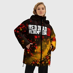 Куртка зимняя женская RED DEAD REDEMPTION 2, цвет: 3D-черный — фото 2