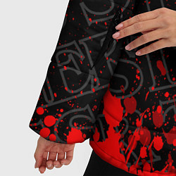 Куртка зимняя женская ОЧЕНЬ СТРАННЫЕ ДЕЛА STRANGER, цвет: 3D-черный — фото 2