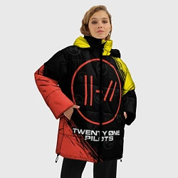 Куртка зимняя женская TWENTY ONE PILOTS 21 PILOTS, цвет: 3D-черный — фото 2