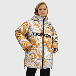Куртка зимняя женская Honda, цвет: 3D-черный — фото 2