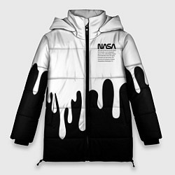Куртка зимняя женская NASA, цвет: 3D-черный