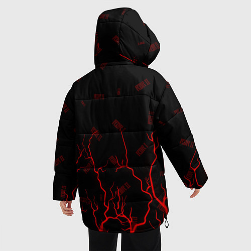 Женская зимняя куртка RED DEAD REDEMPTION 2 / 3D-Красный – фото 4