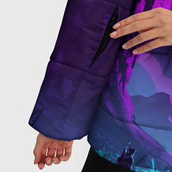 Куртка зимняя женская Фентези, цвет: 3D-черный — фото 2