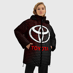 Куртка зимняя женская TOYOTA ТОЙОТА, цвет: 3D-красный — фото 2