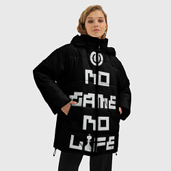 Куртка зимняя женская NO GAME NO LIFE, цвет: 3D-черный — фото 2