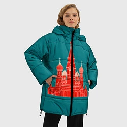Куртка зимняя женская Москва, цвет: 3D-черный — фото 2