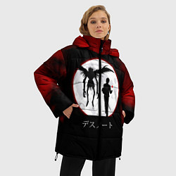 Куртка зимняя женская Death Note, цвет: 3D-красный — фото 2