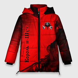 Куртка зимняя женская КОРОЛЬ И ШУТ, цвет: 3D-красный