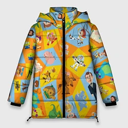 Куртка зимняя женская Toy Story, цвет: 3D-черный