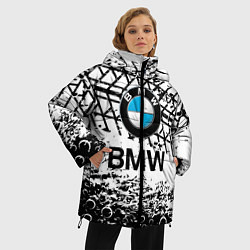 Куртка зимняя женская BMW, цвет: 3D-черный — фото 2