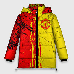 Куртка зимняя женская Manchester United Дьяволы, цвет: 3D-черный