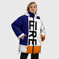 Куртка зимняя женская FIRE, цвет: 3D-черный — фото 2