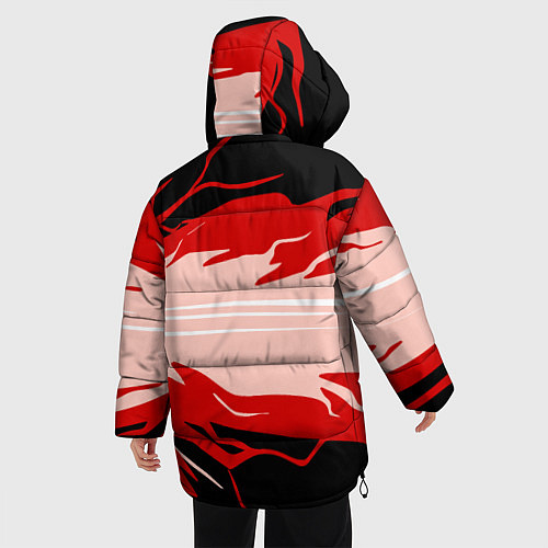 Женская зимняя куртка AMONG US / 3D-Красный – фото 4