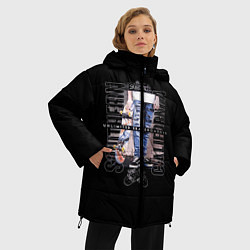 Куртка зимняя женская Skatebordig, цвет: 3D-черный — фото 2