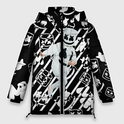 Куртка зимняя женская Marshmello Флексит, цвет: 3D-черный