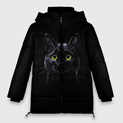 Куртка зимняя женская Кот, цвет: 3D-красный