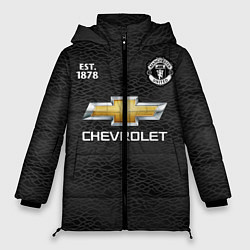 Куртка зимняя женская MANCHESTER UNITED 2021 - AWAY, цвет: 3D-черный