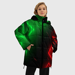 Куртка зимняя женская Geometry Z, цвет: 3D-красный — фото 2