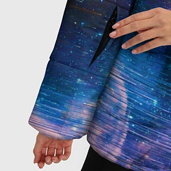 Куртка зимняя женская Glitch space, цвет: 3D-черный — фото 2