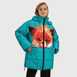 Куртка зимняя женская Лисичка, цвет: 3D-светло-серый — фото 2