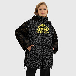 Куртка зимняя женская Queen, цвет: 3D-черный — фото 2