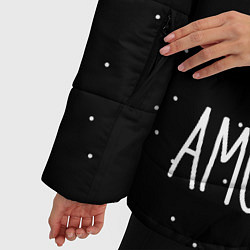 Куртка зимняя женская Among Us Звёзды, цвет: 3D-черный — фото 2