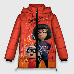 Куртка зимняя женская The Incredibles, цвет: 3D-черный